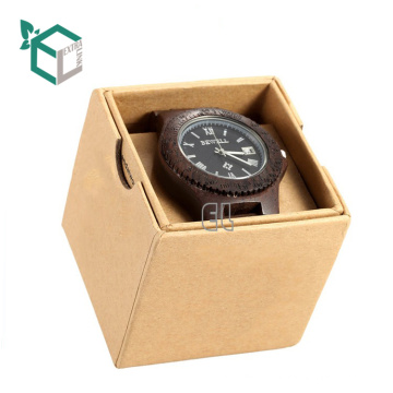 Marble pattern logo printing gift paper box watch box with lid